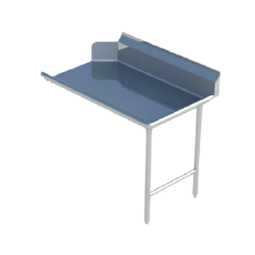 Sapphire Manufacturing SMCDT-84R 84" Clean Straight Dishtable w/ Right Table, 10.5" Backsplash