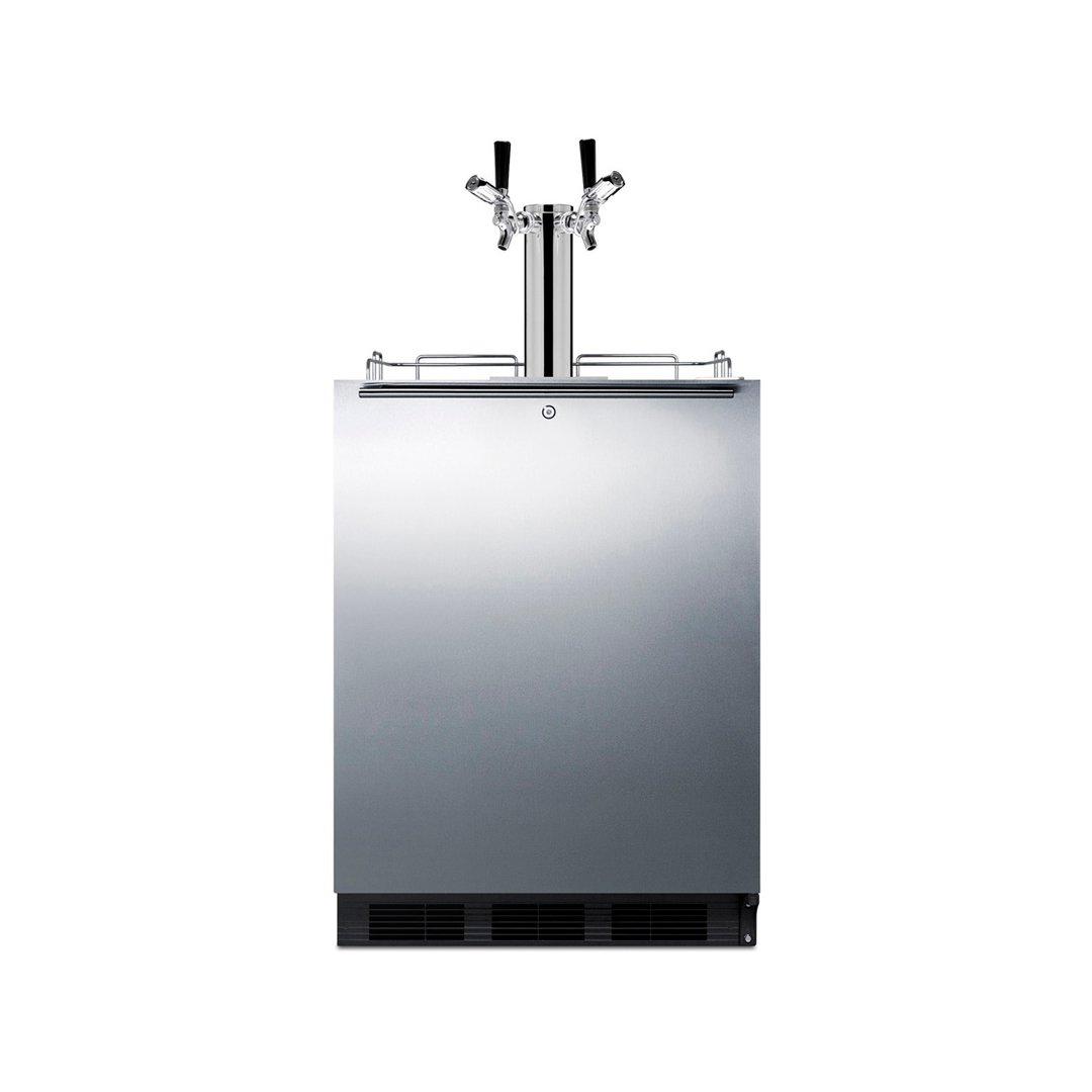 Summit SBC58BLBIADALOCK 1 Tower Kegerator Dispenser, 5.5 cu. ft.