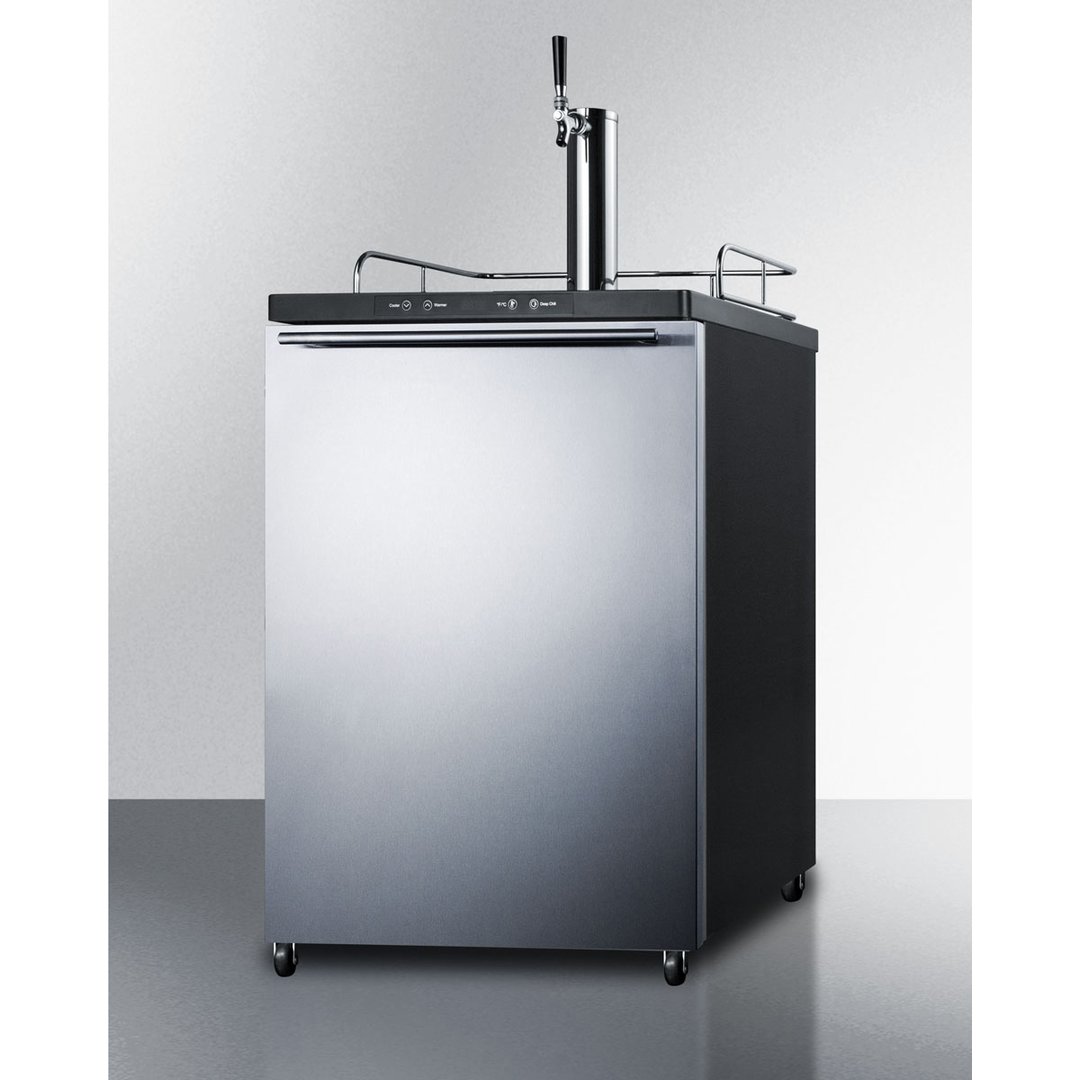 Summit SBC635M7SSHH 24" 1 Tower Draft Beer Cooler Dispenser, 5.6 cu. ft.