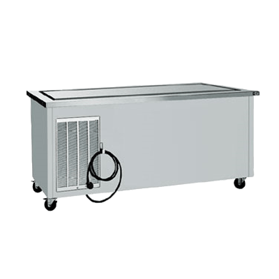 Delfield SCFT-60-NUP 60" Mobile Shelleyglas® Frost Top Serving Counter w/ Enclosed Base