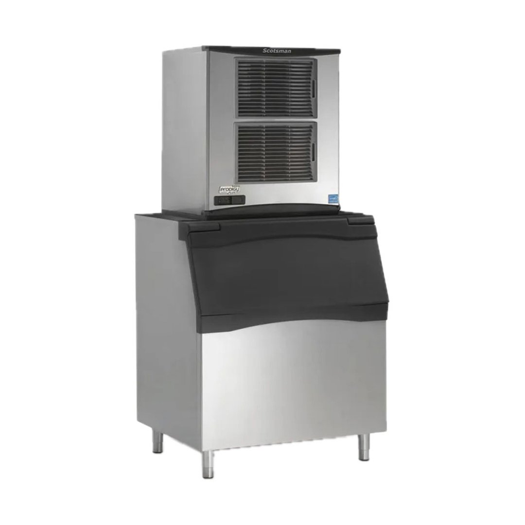 Scotsman FS1222A-32/B842S/KBT39 Air Cooled Flake 1100 lb Ice Machine with Bin, 778 lb Storage