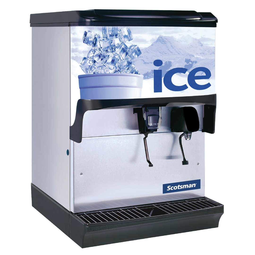 Scotsman IOD150WF-1 23" Countertop Nugget Ice & Water Dispenser, 150 lb Bin