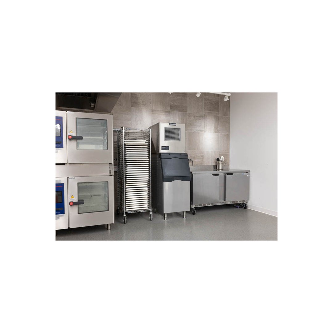 Scotsman MC0322SA-1/B322S Air Cooled Half Cube 356 lb Ice Machine with Bin, 370 lb Storage