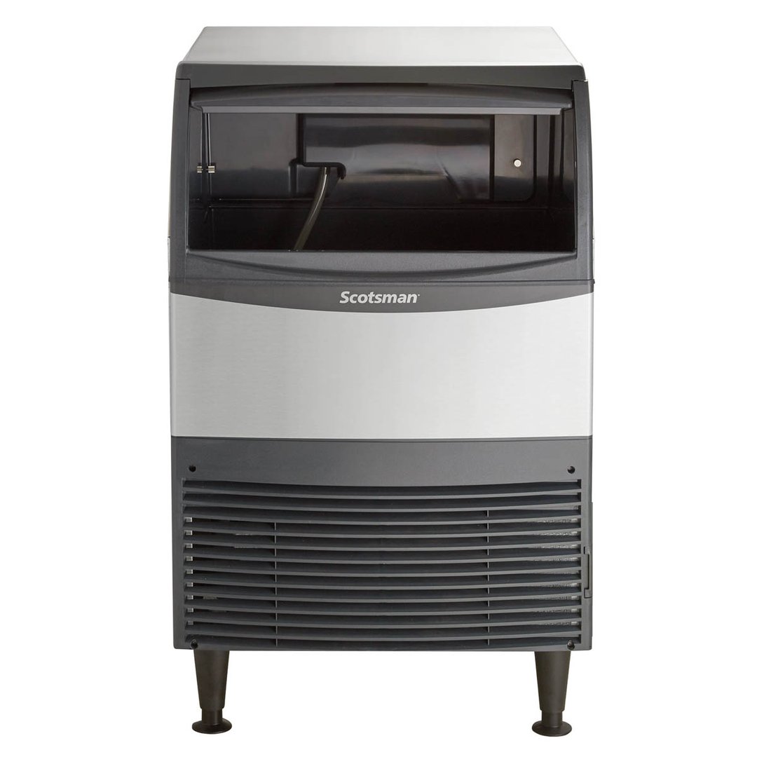 Scotsman UF424W-1 24" Water Cooled Flake 440 lb Undercounter Ice Machine with 80 lb Bin