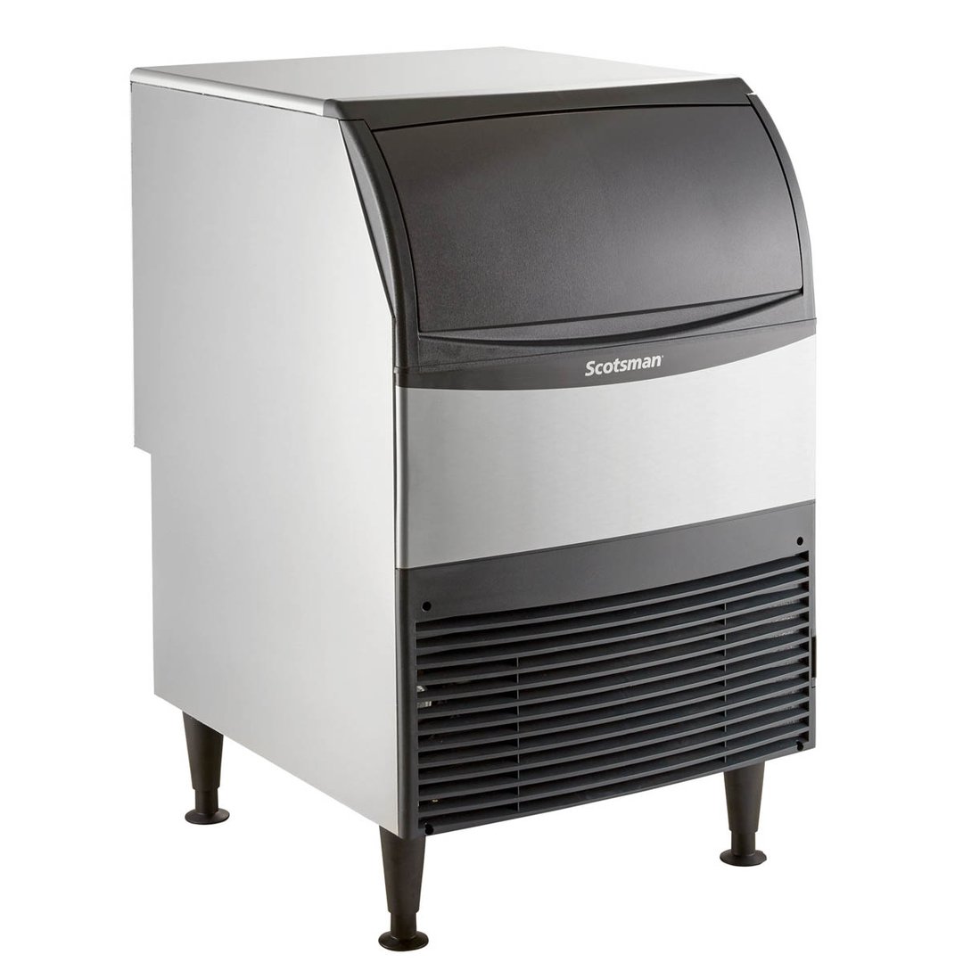 Scotsman UF424W-1 24" Water Cooled Flake 440 lb Undercounter Ice Machine with 80 lb Bin