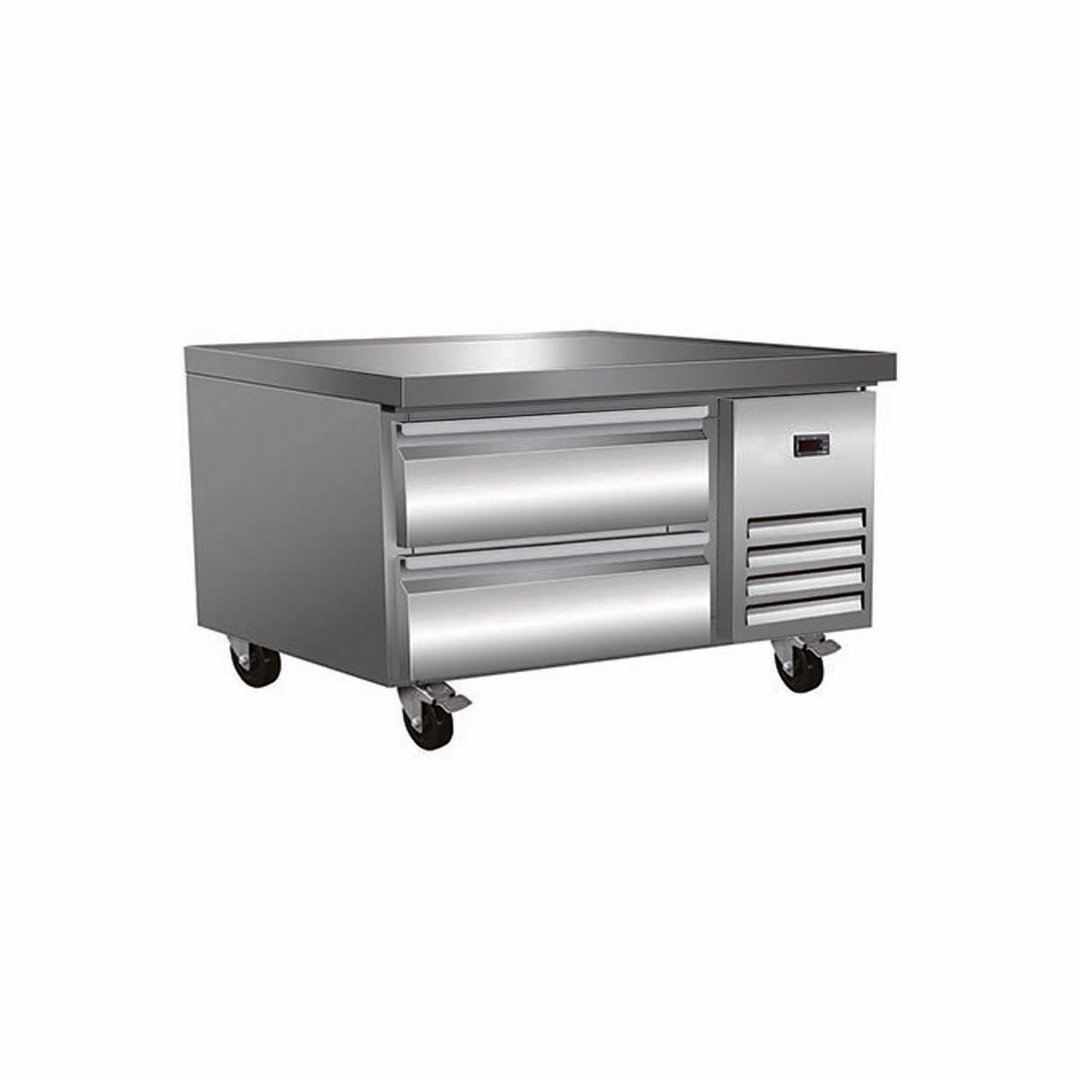 Serv-Ware CB36-HC 38" 2 Drawers Refrigerated Chef Base, 5.1 cu. ft.