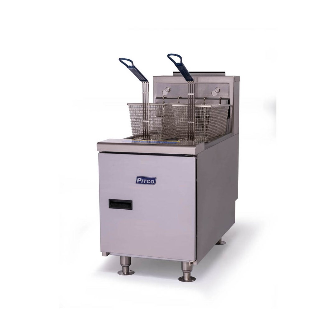 Pitco SGC-S Solstice™ Full Pot Countertop Gas Fryer w/ 35-lb Capacity, Millivolt Controls, Natural Gas