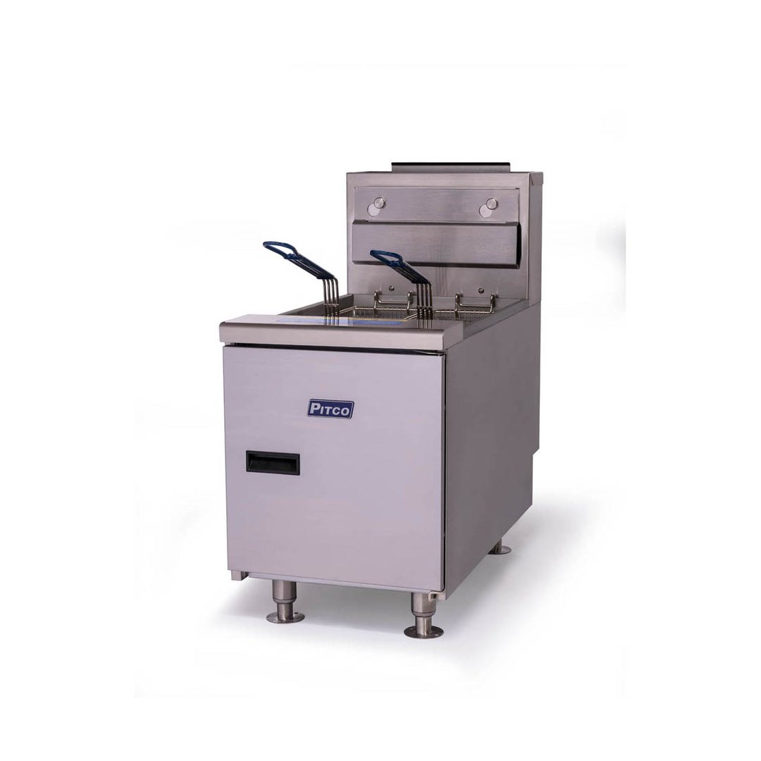 Pitco SGC-S Solstice™ Full Pot Countertop Gas Fryer w/ 35-lb Capacity, Millivolt Controls, Natural Gas
