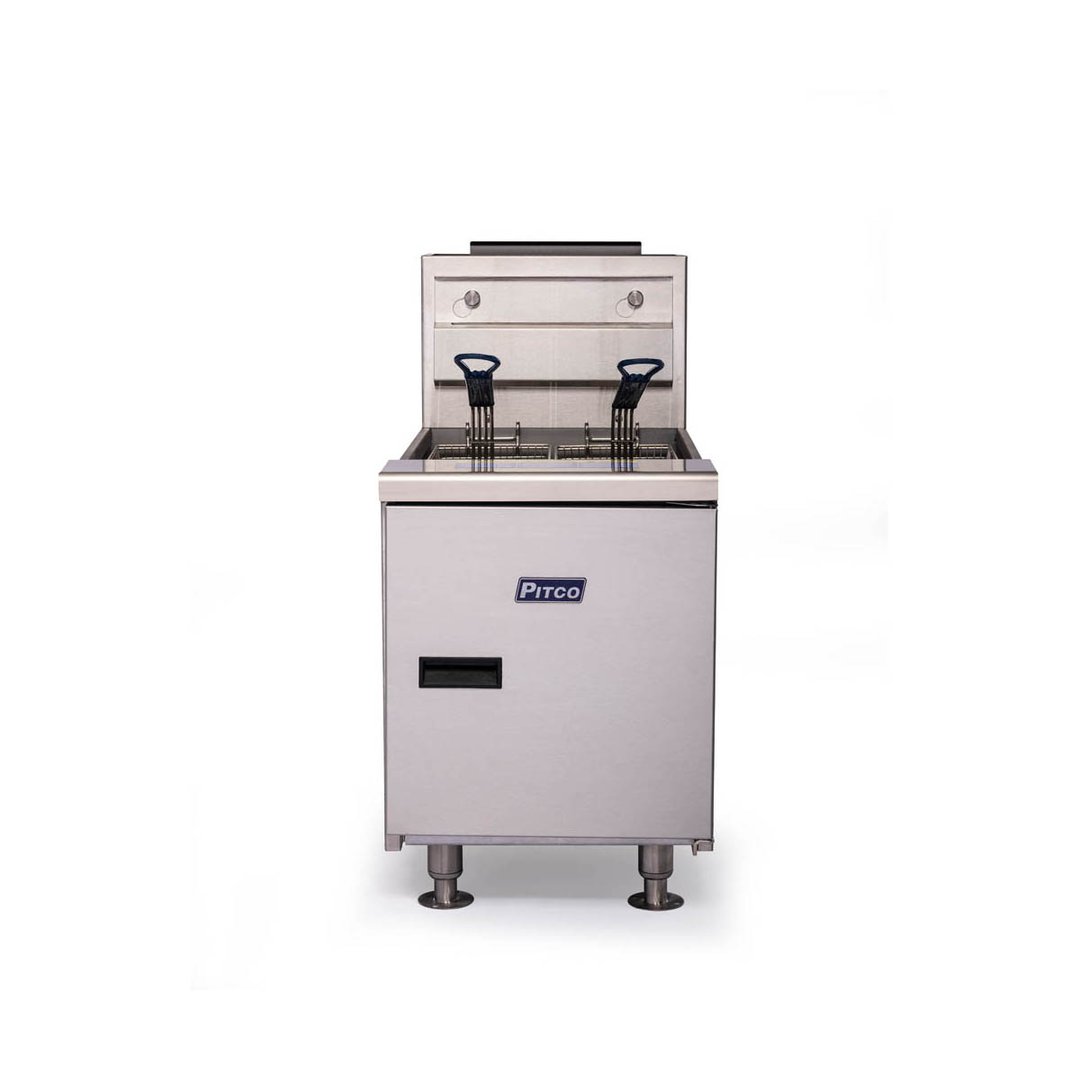 Pitco SGC-S Solstice™ Full Pot Countertop Gas Fryer w/ 35-lb Capacity, Millivolt Controls, Natural Gas