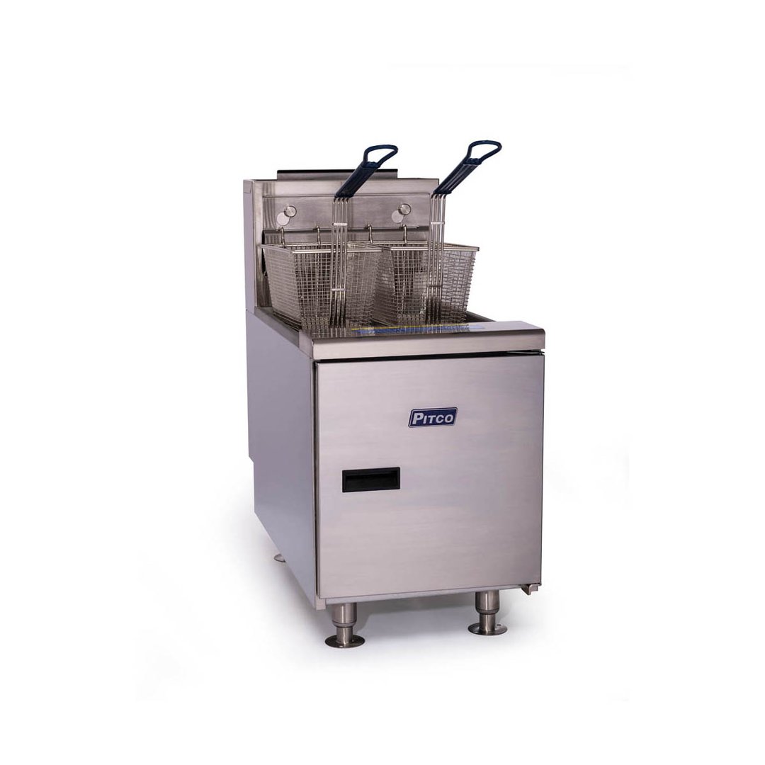 Pitco SGC-S Solstice™ Full Pot Countertop Gas Fryer w/ 35-lb Capacity, Millivolt Controls, Natural Gas