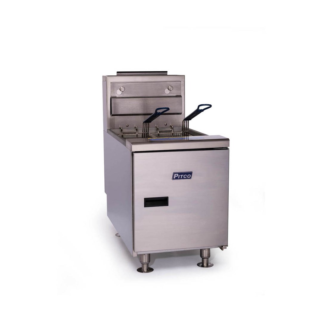 Pitco SGC-S Solstice™ Full Pot Countertop Gas Fryer w/ 35-lb Capacity, Millivolt Controls, Natural Gas