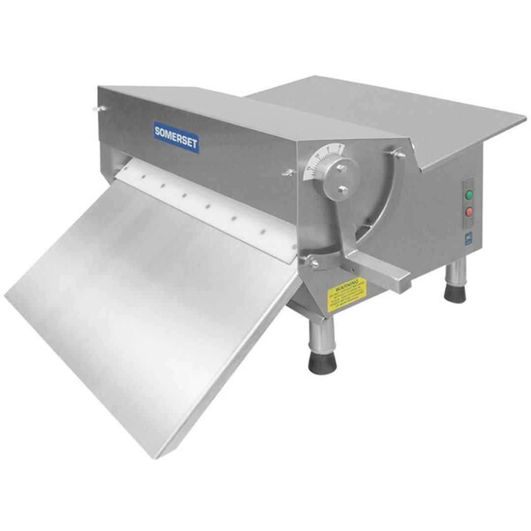 Somerset CDR-600F Countertop Single Pass Fondant Sheeter w/ Tray, 30" Synthetic Rollers, Side Operation