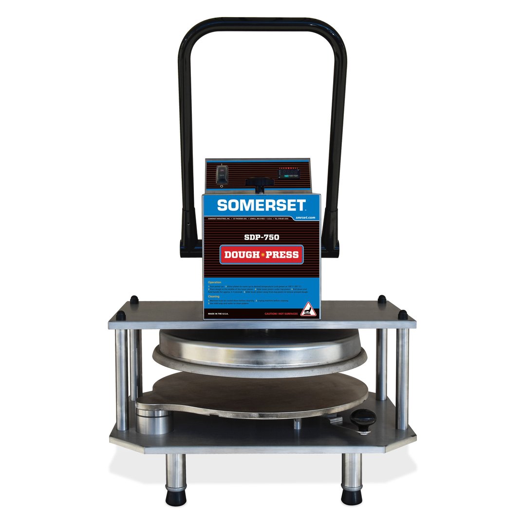 Somerset SDP-750 18"  Manual Multi-Functional Dough Press, Heated Upper Platen