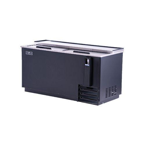 Spartan Refrig SBC-65 64" Bottle Cooler w/ 2 Slide Top Lids, Adjustable Dividers, 18.0 cu. ft.
