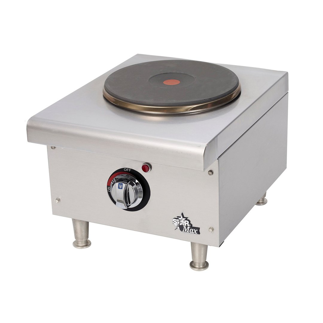 Star 501FF 12" Electric Countertop Hotplate w/ (1) Solid Burner, Infinite Controls, 208/240v