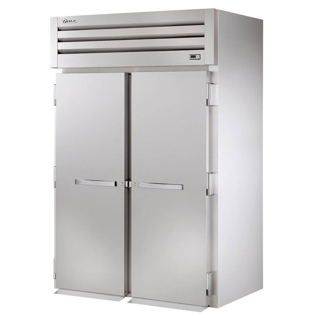 True STG2RRI89-2S 68" Two Section Roll-In Refrigerator w/ 2 Solid Doors, Stainless Steel Front-Aluminum Sides, 89"H