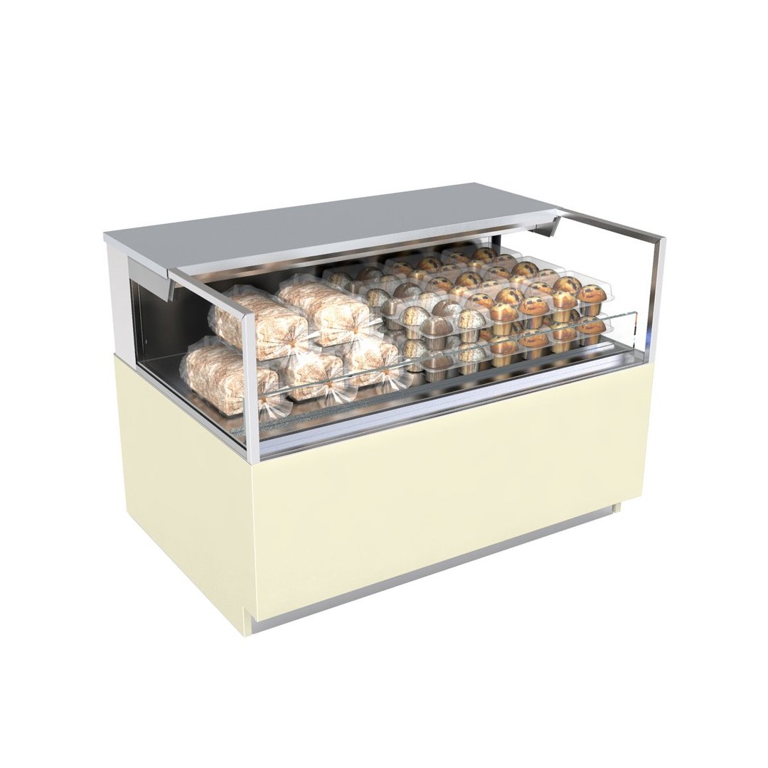 Structural Concepts NR3633DSSV 36" Reveal® Self-Service Non-Refrigerated Case, Freestanding