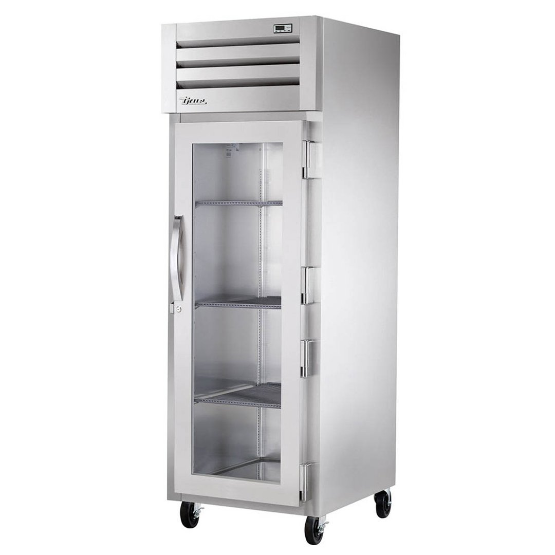 True STR1R-1G-HC 27" One Section Reach-In Refrigerator w/ Glass Door, Top Mount, Stainless Steel