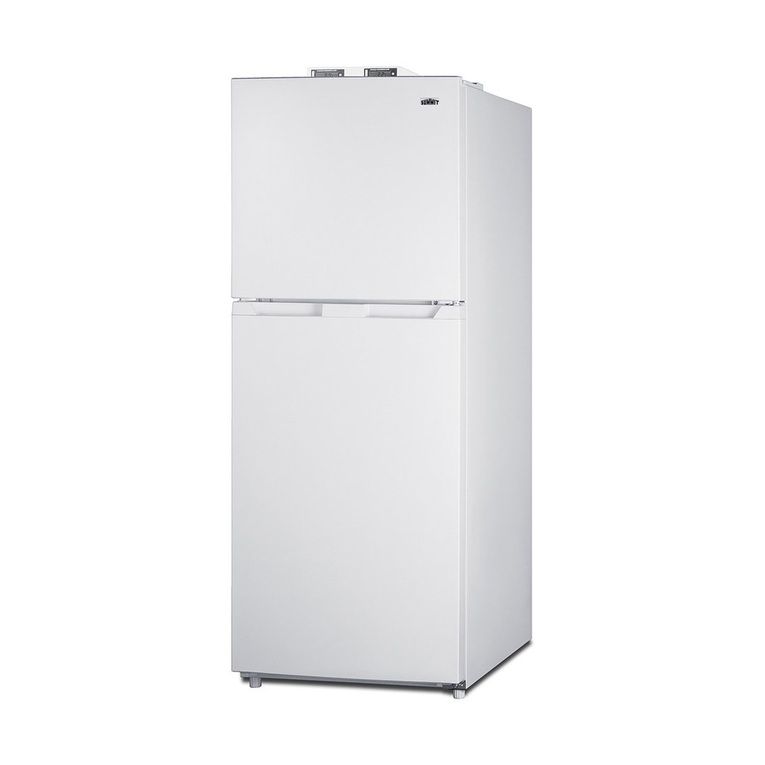 Summit BKRF1088W 23" Break Room Refrigerator-Freezer in White, 10.1 cu. ft.