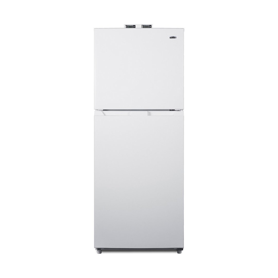 Summit BKRF1088W 23" Break Room Refrigerator-Freezer in White, 10.1 cu. ft.
