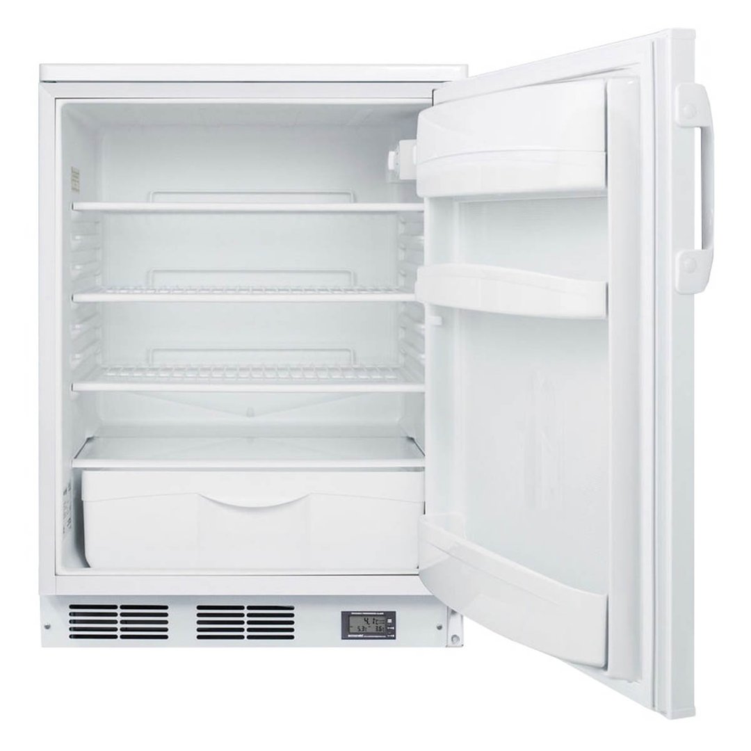 Accucold FF6LWBI7NZ Built-in Undercounter Nutrition Center Refrigerator in White, 5.5 cu. ft.