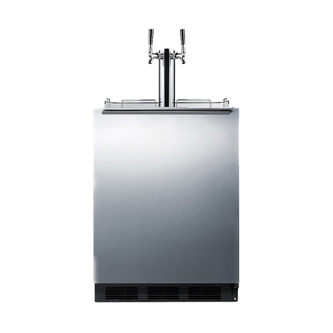 Summit SBC58BLBIADAWKDTWIN 24" Draft Wine Dispenser, ADA compliant, 5.5 cu. ft.