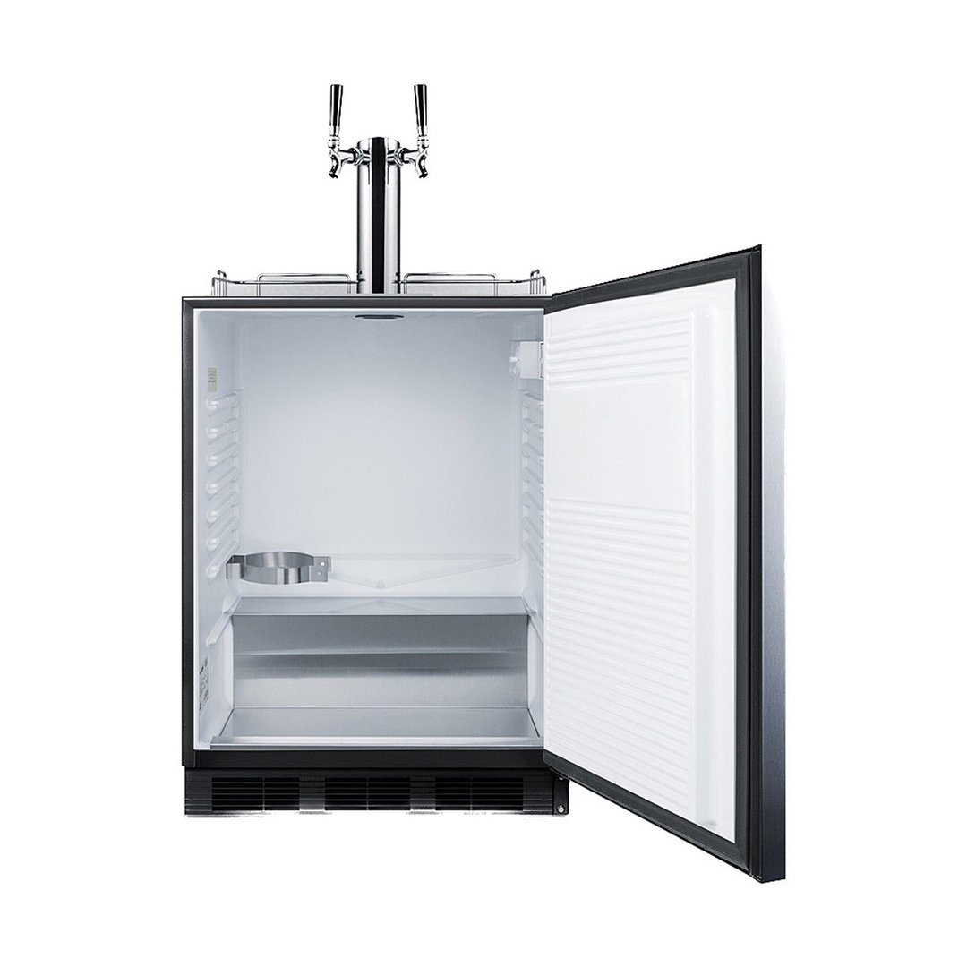 Summit SBC58BLBIADAWKDTWIN 24" Draft Wine Dispenser, ADA compliant, 5.5 cu. ft.