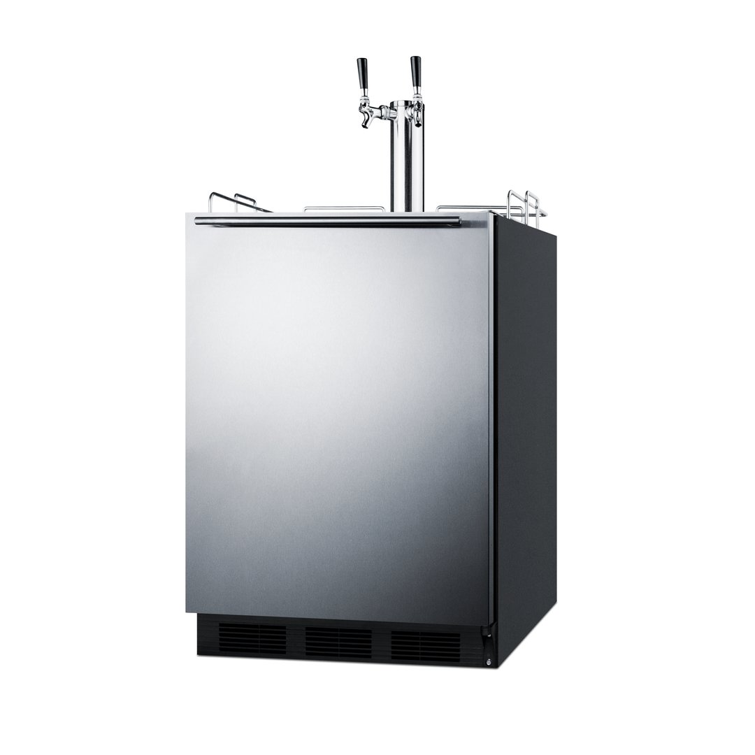 Summit SBC58BLBIADAWKDTWIN 24" Draft Wine Dispenser, ADA compliant, 5.5 cu. ft.