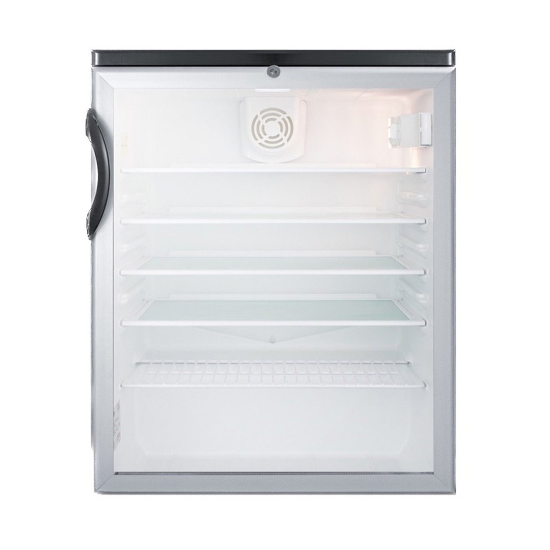 Summit SCR600BGLBIDTPUB 24" Refrigerated Craft Beer & Wine Merchandiser