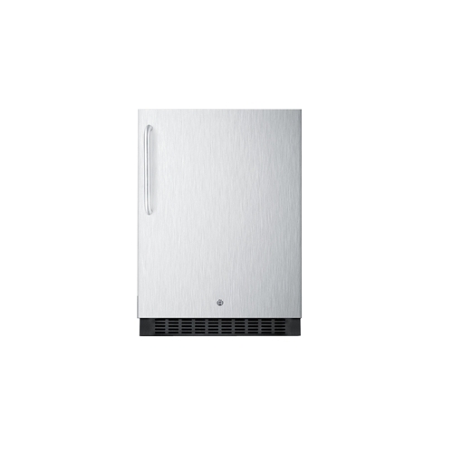 Summit SPR627OSSSTB 24" One Section Solid Door Outdoor All-Refrigerator