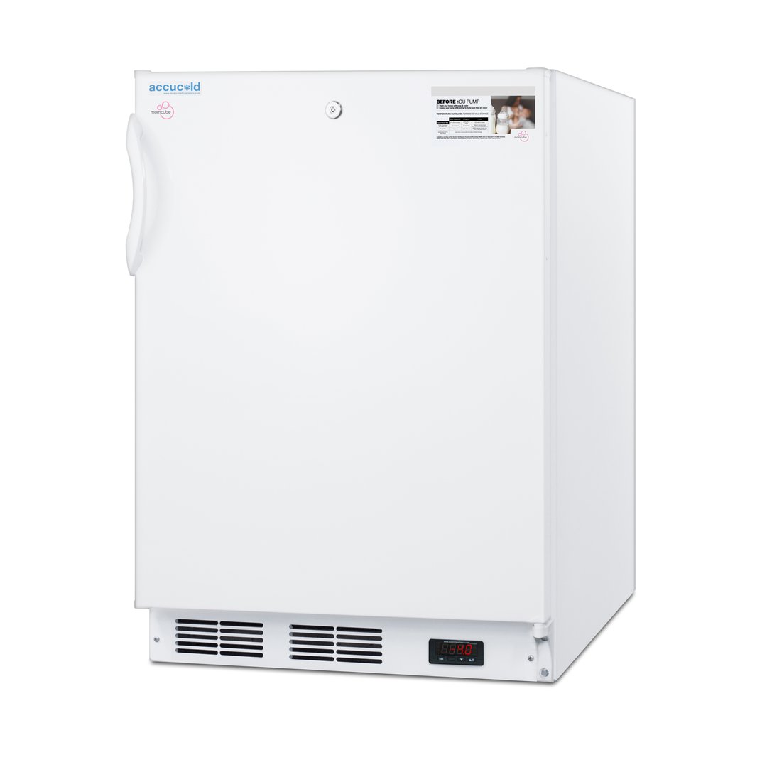 Accucold VT65MLBIMCADA 23.63" Undercounter Breast Milk Freezer, White, 3.5 cu. ft.