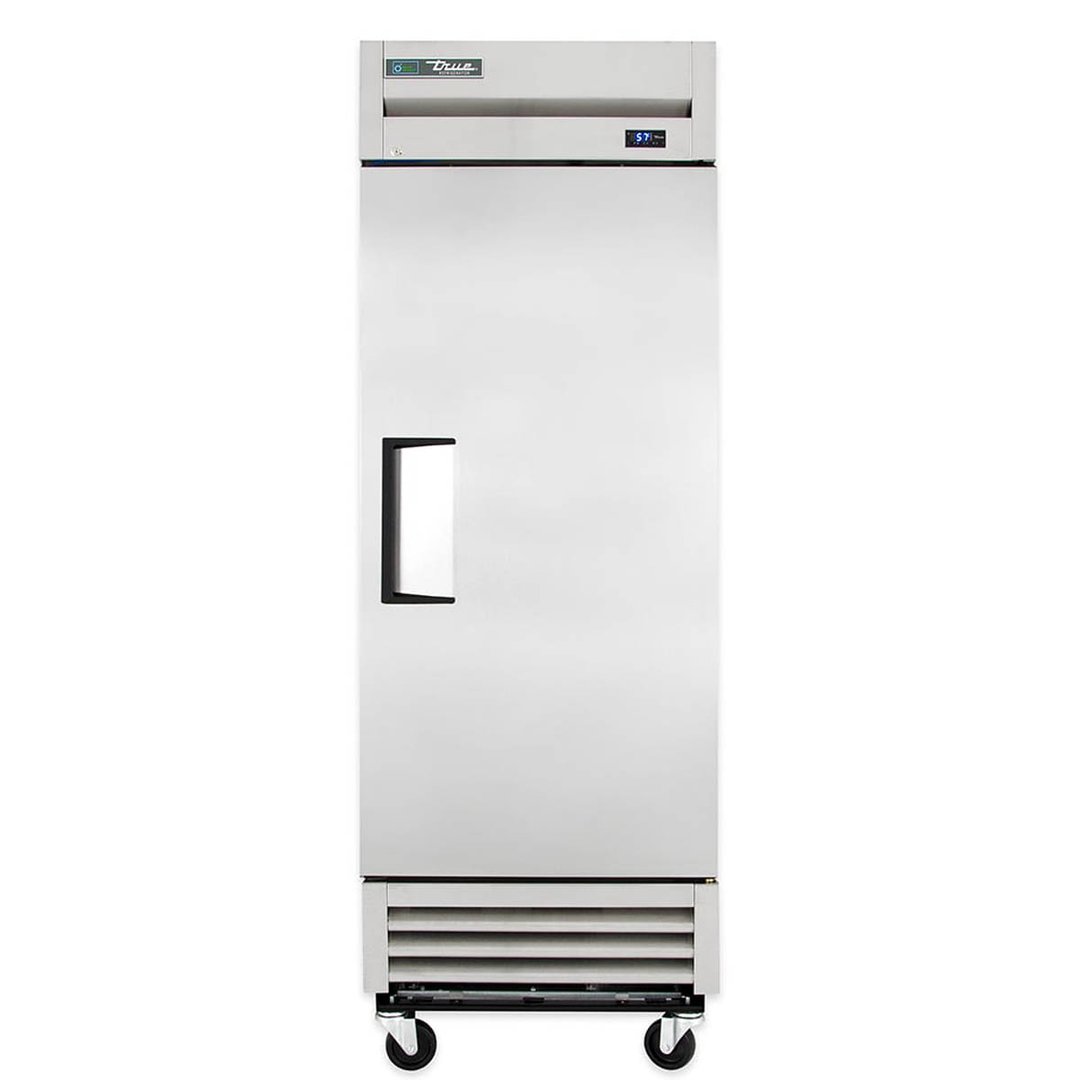 True T-19-HC 27" One Section Reach-In Refrigerator w/ Solid Door, Bottom Mount, Stainless Steel Front-Aluminum Sides