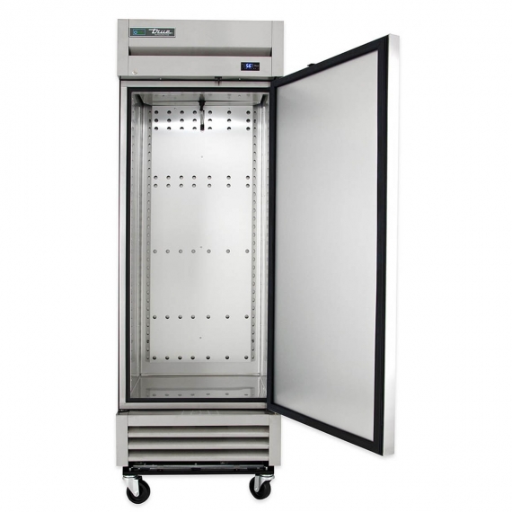 True T-19-HC 27" One Section Reach-In Refrigerator w/ Solid Door, Bottom Mount, Stainless Steel Front-Aluminum Sides