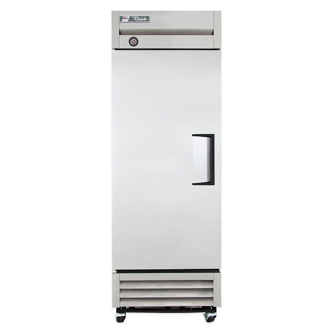 True T-19-HC 27" One Section Reach-In Refrigerator w/ Solid Door, Bottom Mount, Stainless Steel Front-Aluminum Sides
