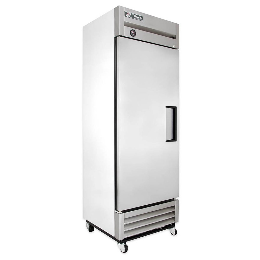 True T-19-HC 27" One Section Reach-In Refrigerator w/ Solid Door, Bottom Mount, Stainless Steel Front-Aluminum Sides