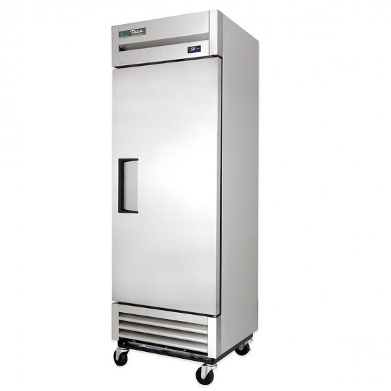 True T-19-HC 27" One Section Reach-In Refrigerator w/ Solid Door, Bottom Mount, Stainless Steel Front-Aluminum Sides