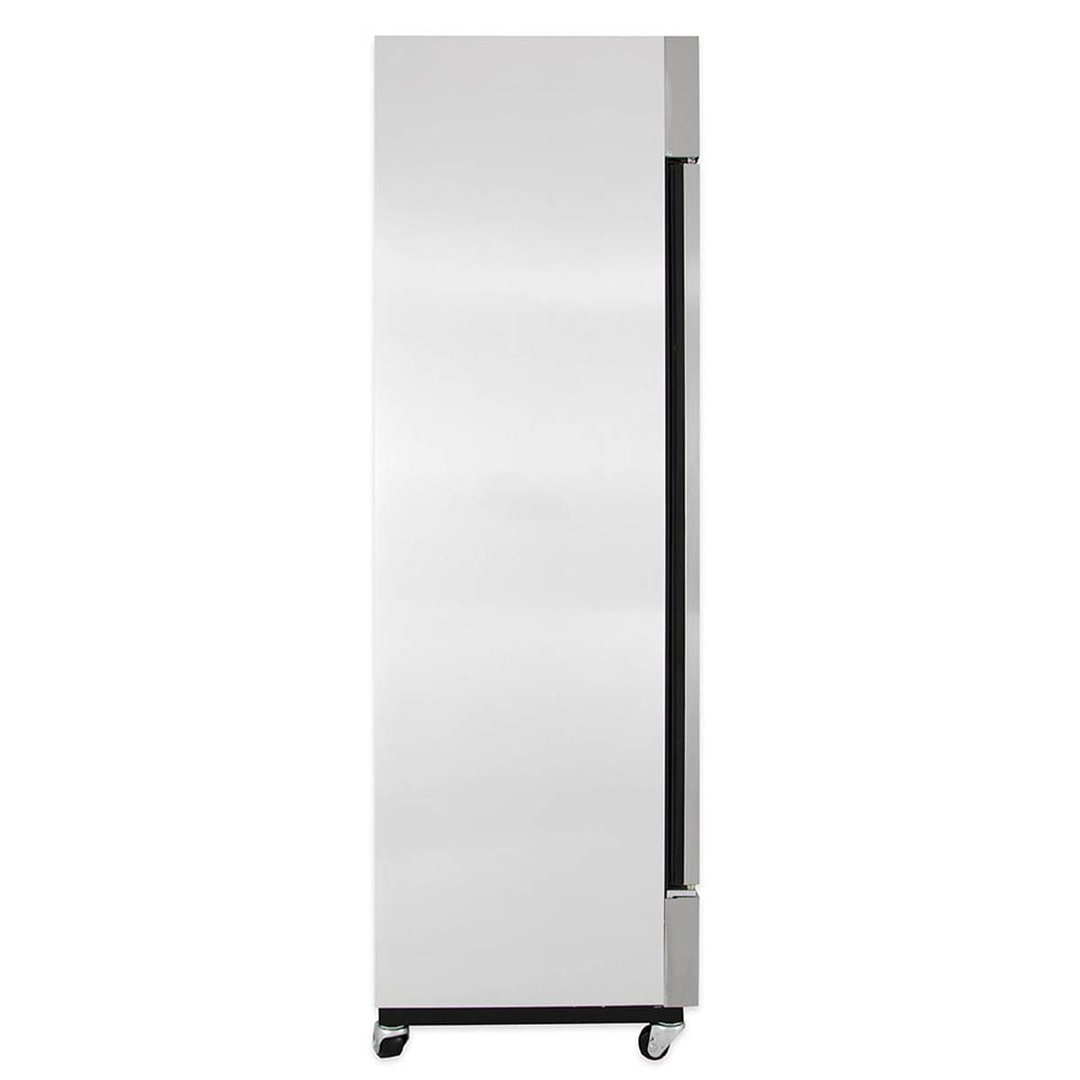 True T-19-HC 27" One Section Reach-In Refrigerator w/ Solid Door, Bottom Mount, Stainless Steel Front-Aluminum Sides