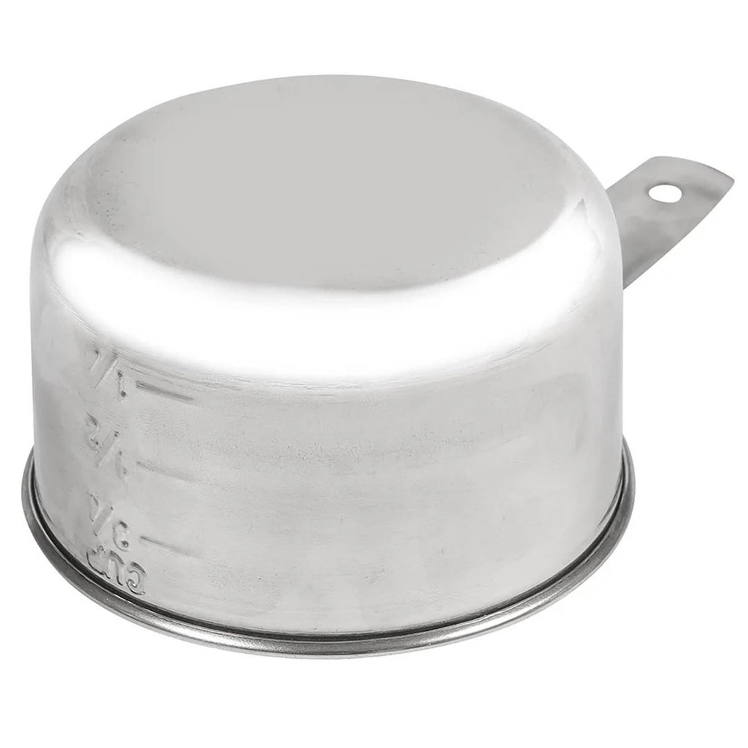 TableCraft 724D 1 Cup Stainless Steel Measuring Cup,Dishwasher Safe
