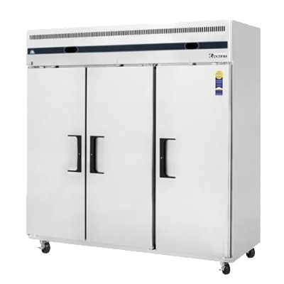 Tarrison CO-TSRF3 75" 3-Section Reach-In Refrigerator/Freezer Combo w/ 3 Solid Doors, 46(R) & 22(F) cu. ft.