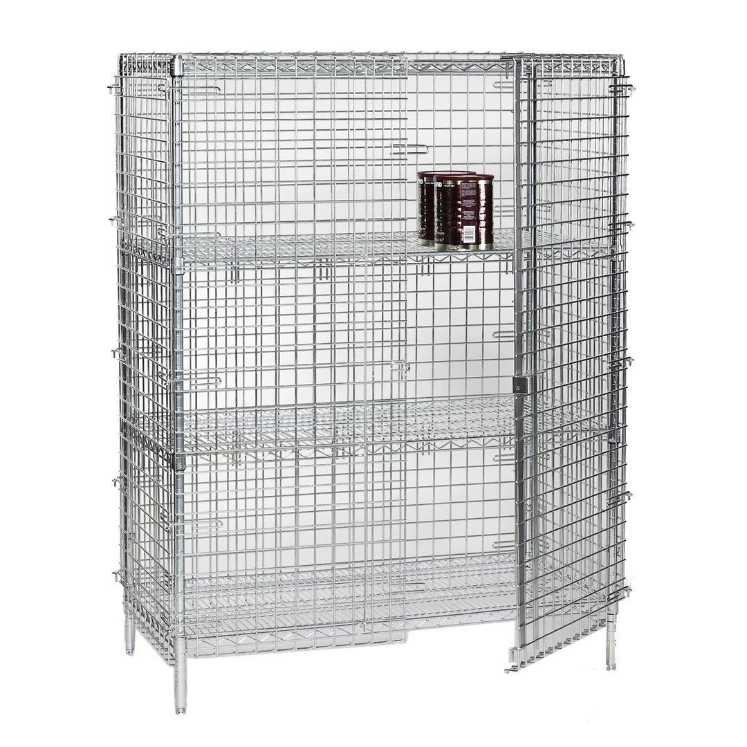 Tarrison TS-SU1848Z-KIT Polyseal Clear Epoxy Stationary Wire Security Unit, 48" x 18" x 63"