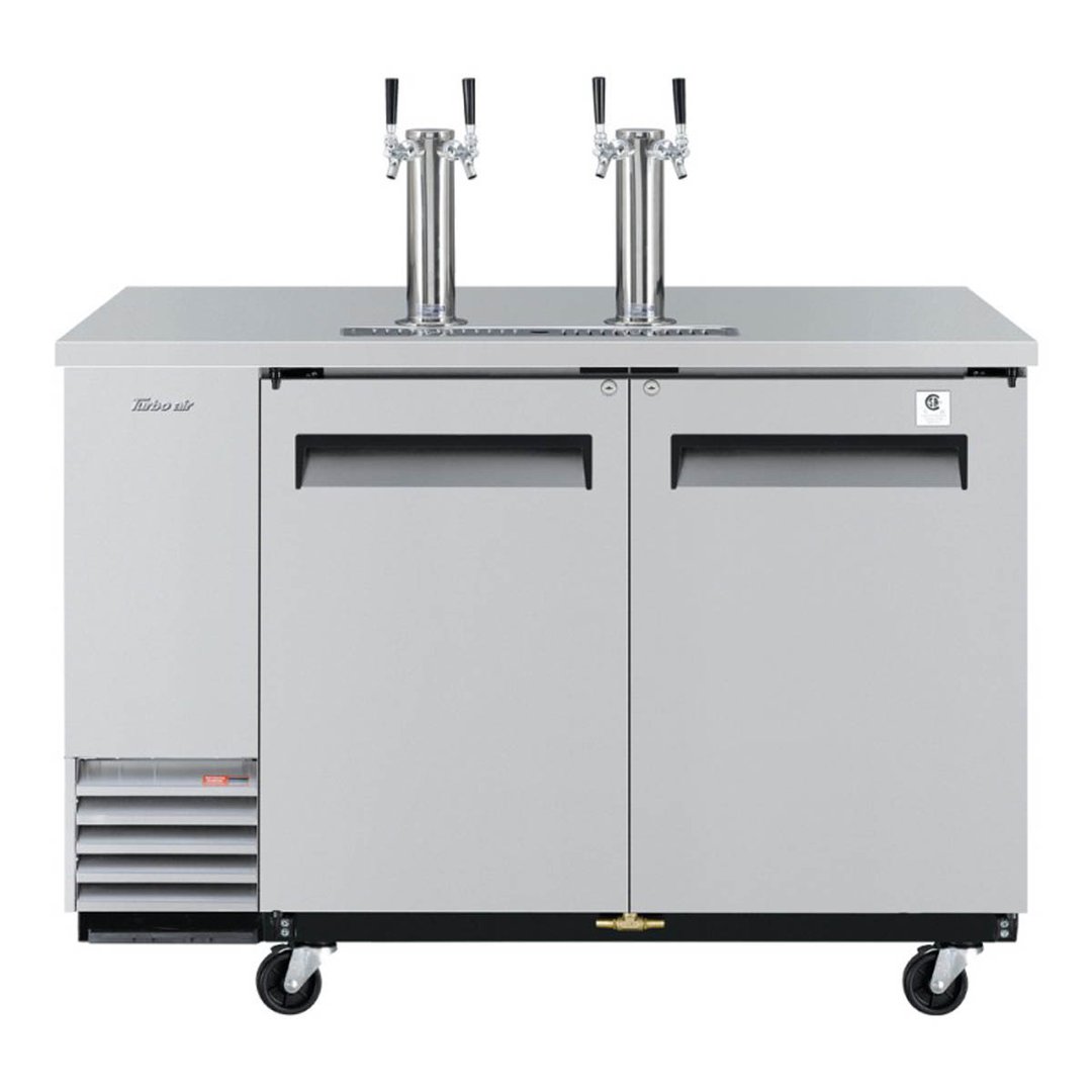 Turbo Air TBD-2SDD-N6 58" 2 Columns / Towers Super Deluxe Beer Dispenser