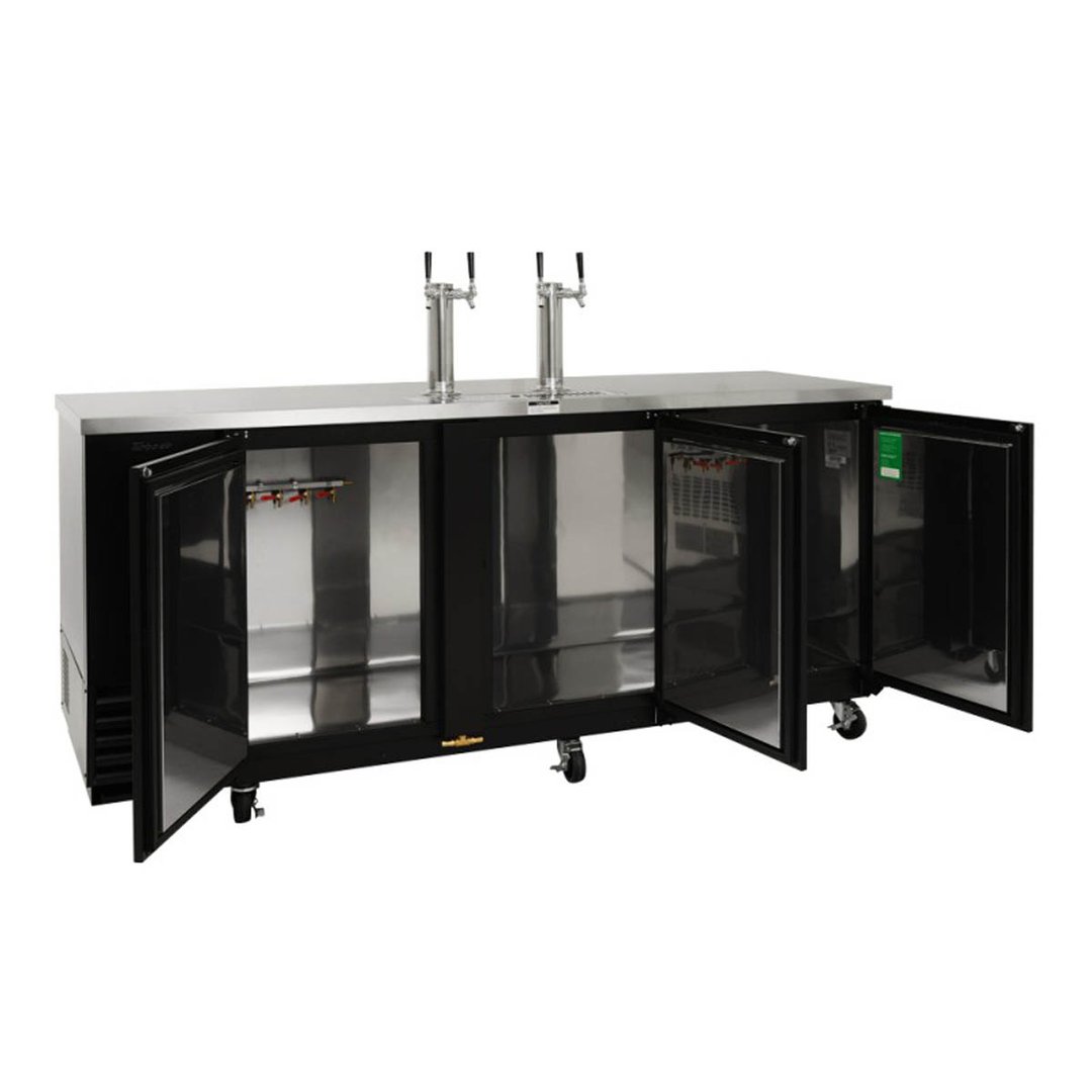Turbo Air TBD-4SBD-N 90" 2 Columns / Towers Draft Beer Cooler Dispenser