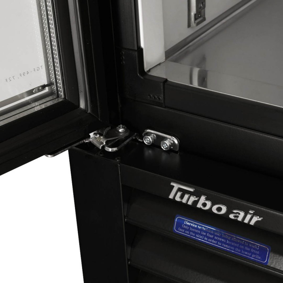Turbo Air TGF-72FB-N 81" 3 Glass Door Freezer Merchandiser, White or Black, 58.45 cu. ft.
