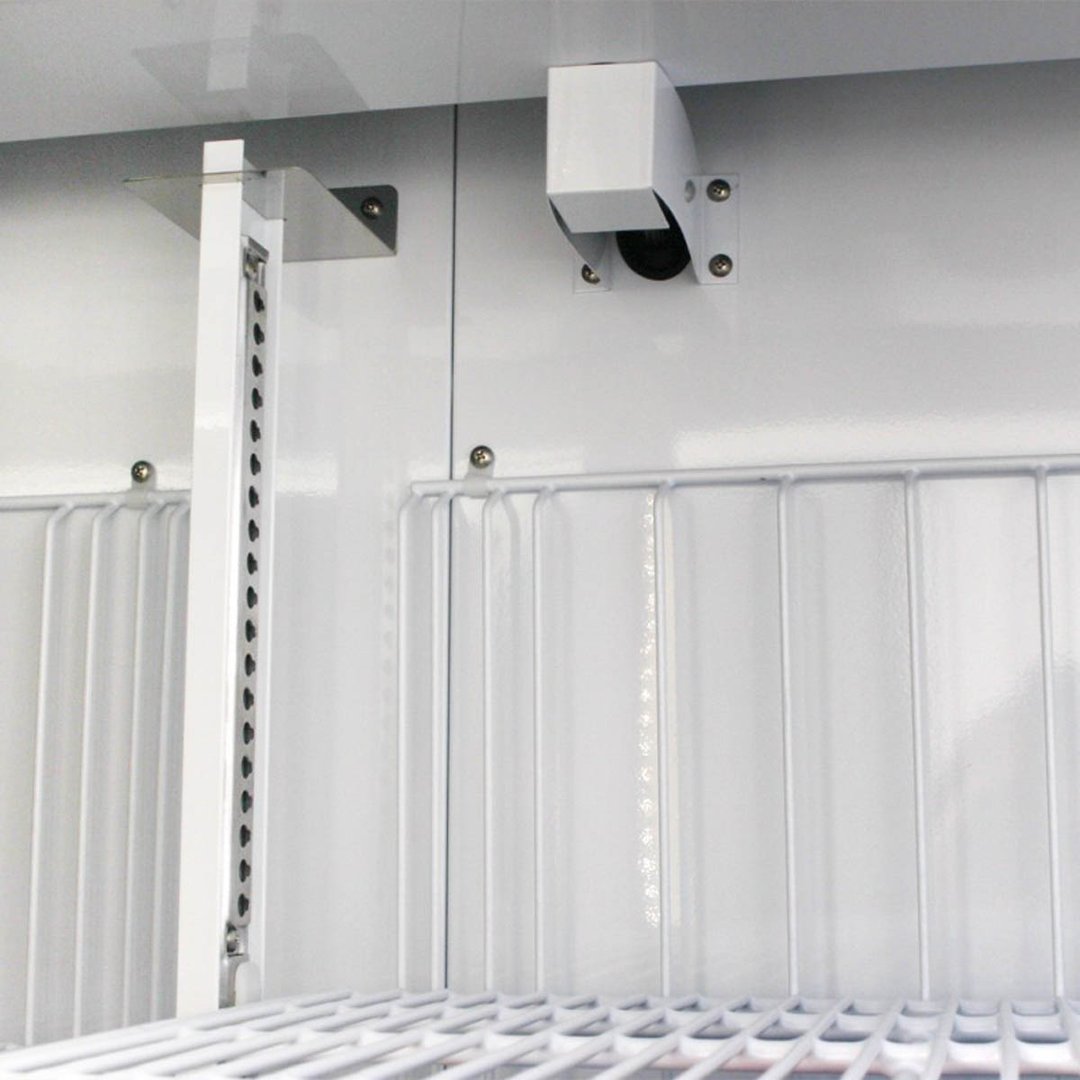 Turbo Air TGF-72FB-N 81" 3 Glass Door Freezer Merchandiser, White or Black, 58.45 cu. ft.