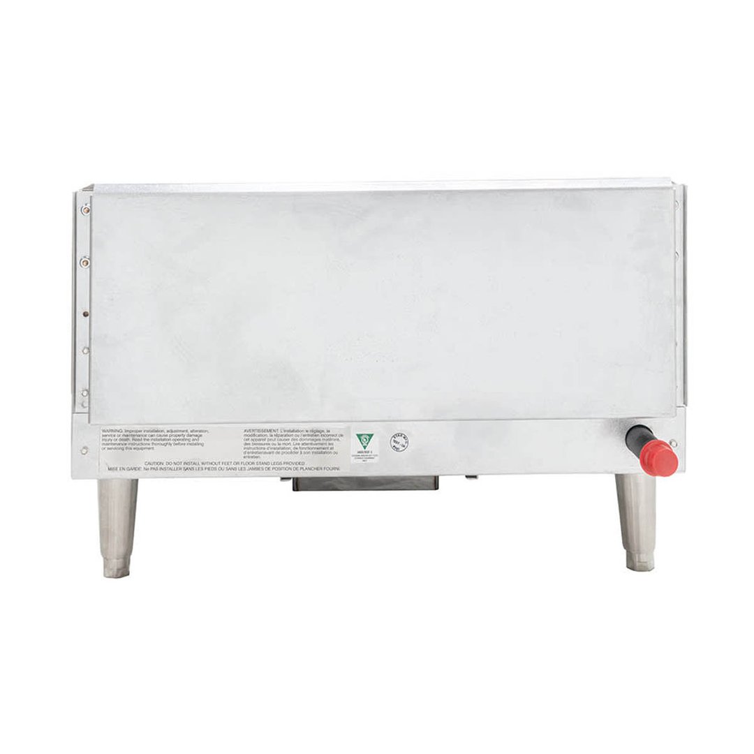 Toastmaster TMGM24 24" Countertop Manual Gas Griddle, 3/4" Steel Plate, 40.000 BTU
