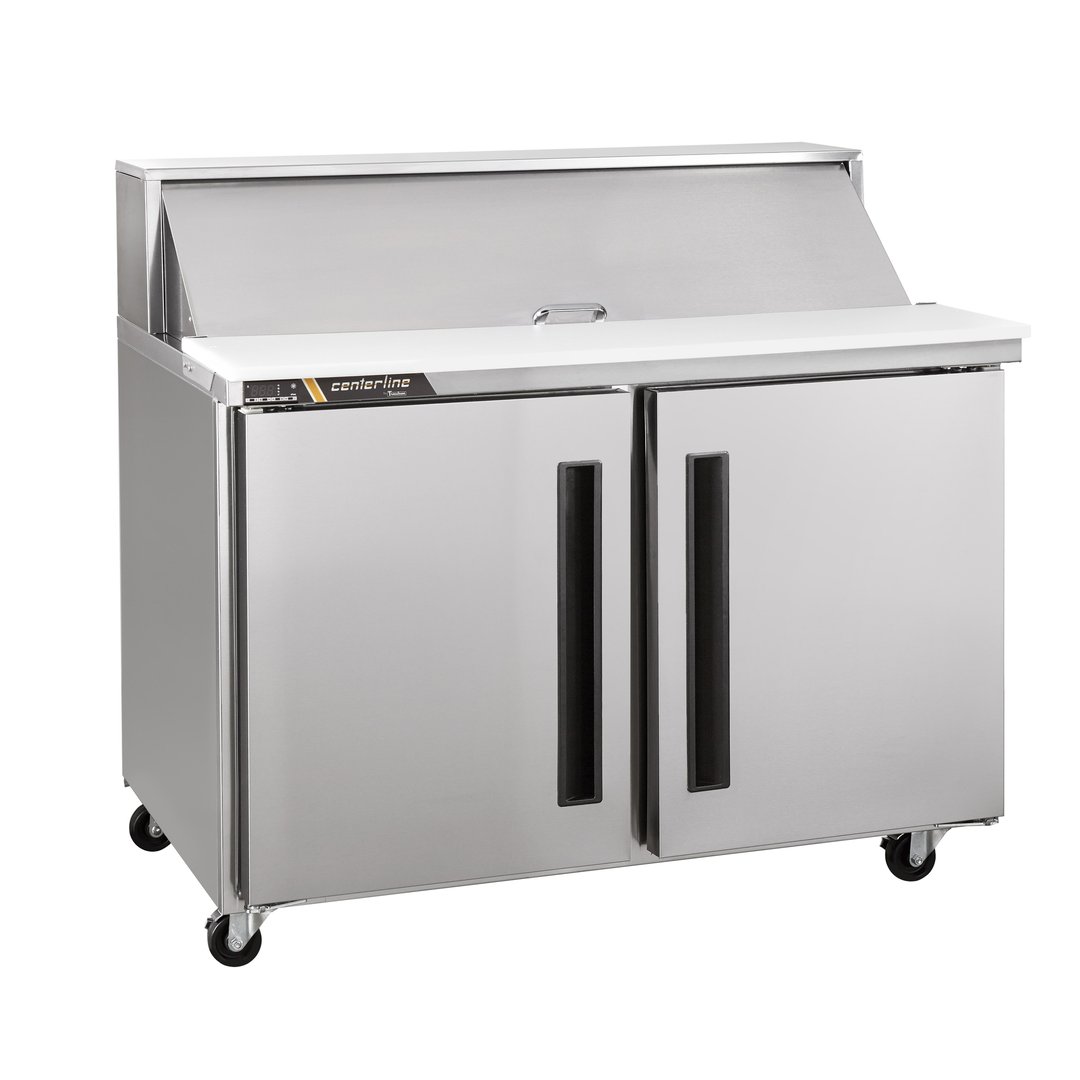 Centerline by Traulsen CLPT-6024-SD-LR 60" Mega Top Sandwich Prep Table w/ 2 Doors, 24 pans