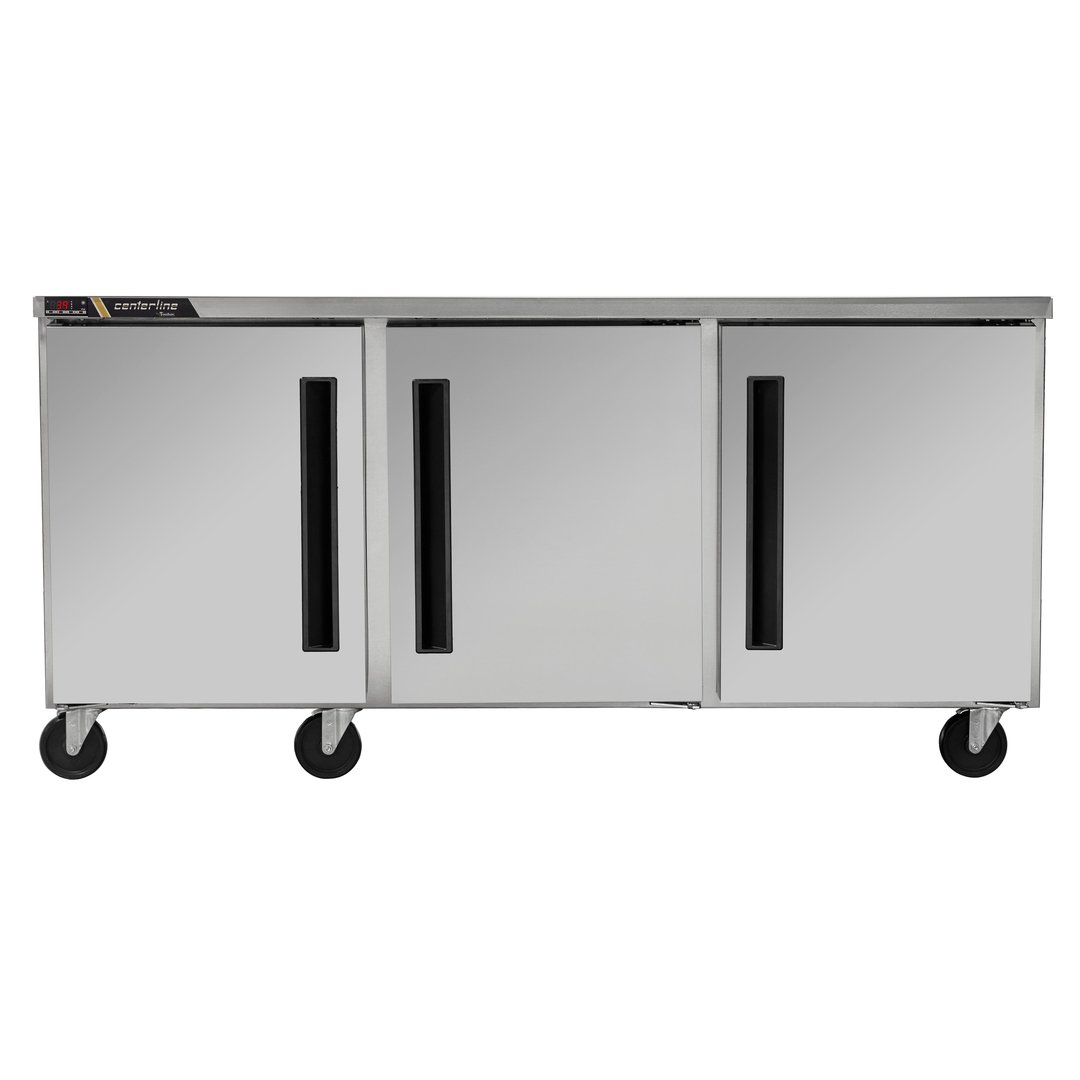 Centerline by Traulsen CLUC-72R-SD-LRR 72" 3 Solid Door Undercounter Refrigerator, 18.8 cu. ft.
