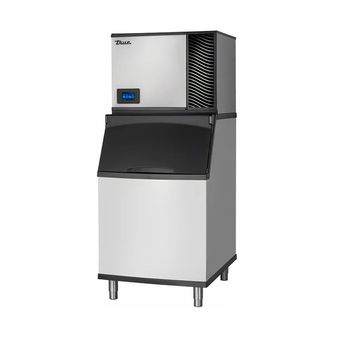 True TCIM-430-HA1-A/TIB-530-A Air Cooled Half Cube 447 lb Ice Machine with Bin, 450 lb Storage