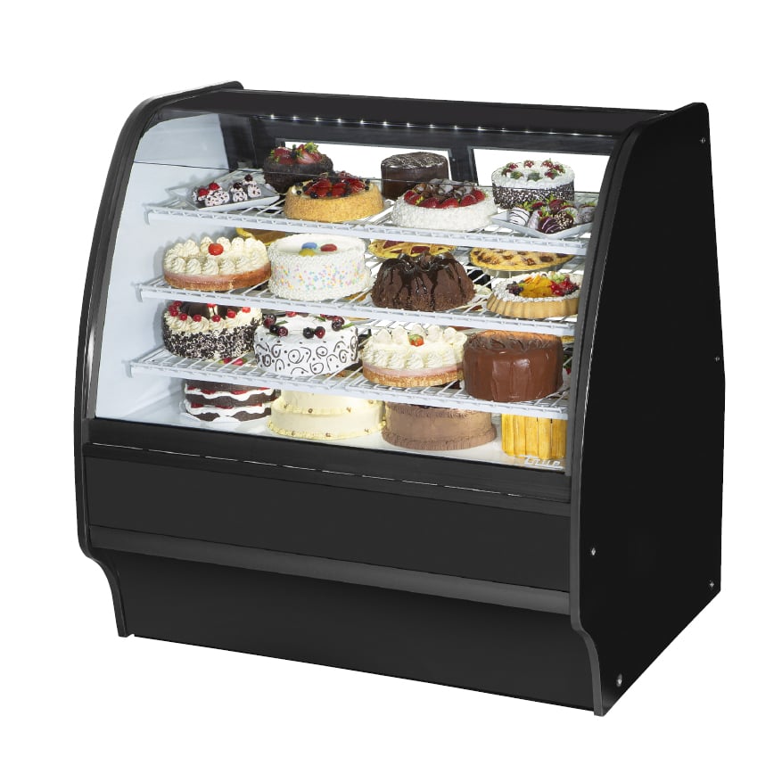 True TGM-R-48-SC/SC-W-W 48" White Refrigerated Bakery Display Case