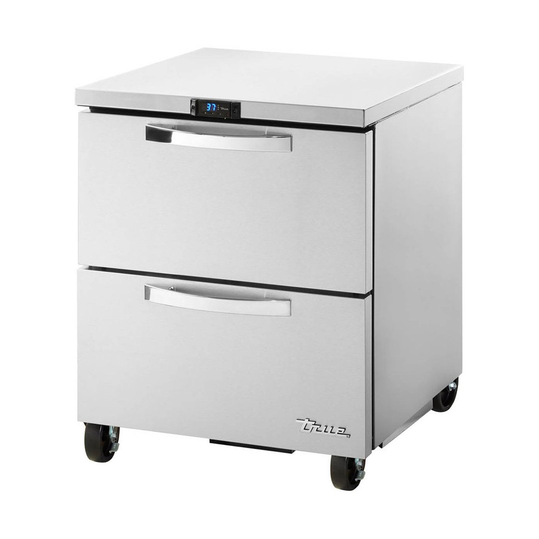 True TUC-27D-2-HC~SPEC3 27" 1-Section Undercounter Refrigerator w/ 2 Drawers